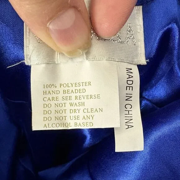 Cinderella Divine Beaded Multicolor Dress Size 10 Formal Wedding Prom Hoco Y2K - Picture 5 of 15